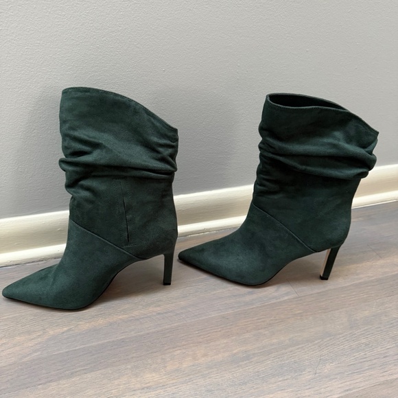 Jessica Simpson Faux Suede Emerald Boots 7.5 - Picture 2 of 10